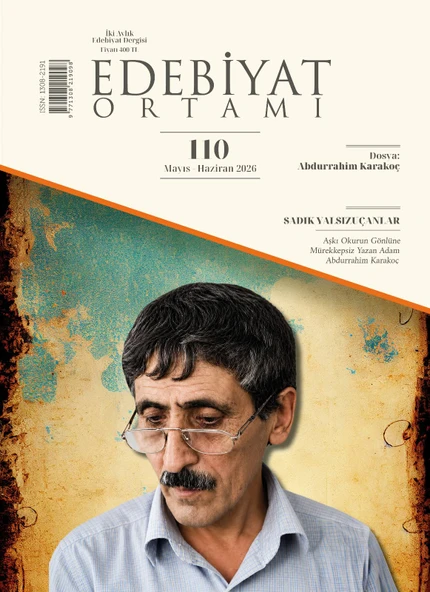 Edebiyat Ortamı Dergi 110.Sayı Mayıs-Haziran 2026 - Kitap Hediyeli! ürün görseli 1