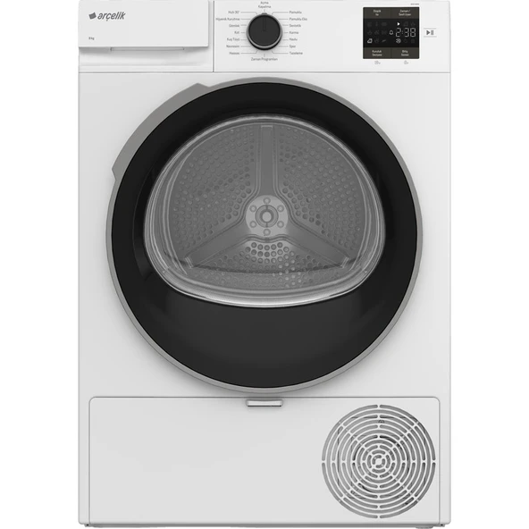 Arçelik 802 Kmx E Enerji Sınıfı Hızlı Kurutma ve Sessiz Çalışma Özellikli 8 kg Kurutma Makinesi ürün görseli 1
