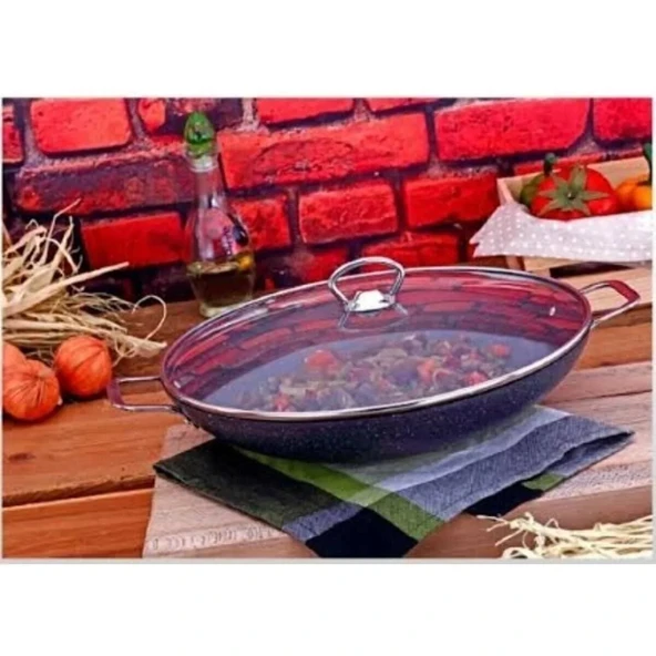 Chef's Pro Kapaklı Kavurma Sacı 32 cm ürün görseli 1