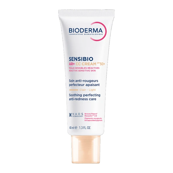 Bioderma Sensibio AR+ CC Cream SPF50+ Light - Nemlendirici CC Krem 40 ml ürün görseli 1