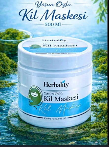 Herbality Yosun Özlü Kil Maskesi 500 Ml ürün görseli 1