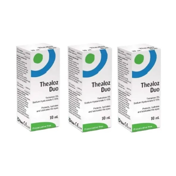 Thealoz Duo Göz Damlası 10 Ml 3'Lü PAKET (SKT:03/2028) ürün görseli 1