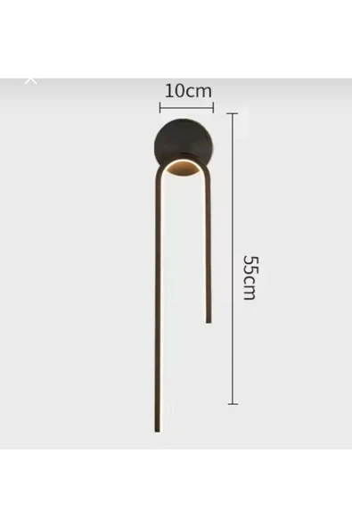 Philips 70 cm Dekoratif PİLLİ Modern Aplik Candy Led Aplik Siyah 3000k ürün görseli 1