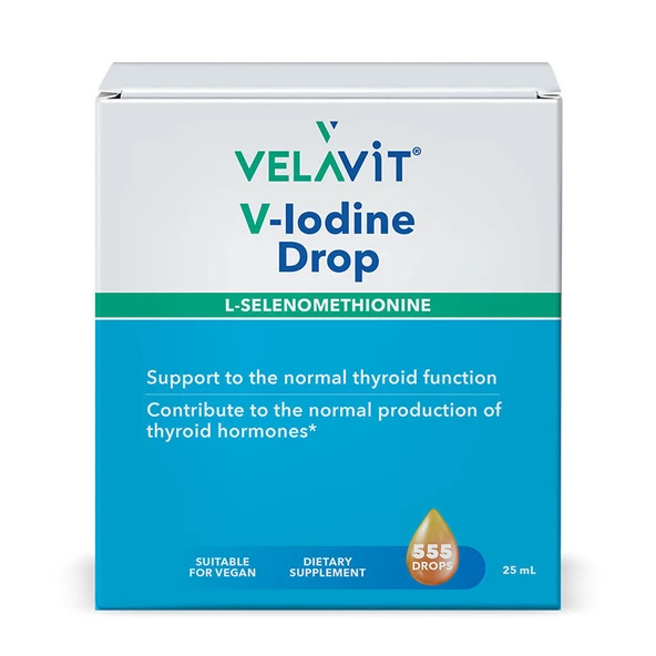 Velavit V-lodine Drop İyot ve Selenyum İçeren Takviye Edici Gıda 25 ml ürün görseli 1