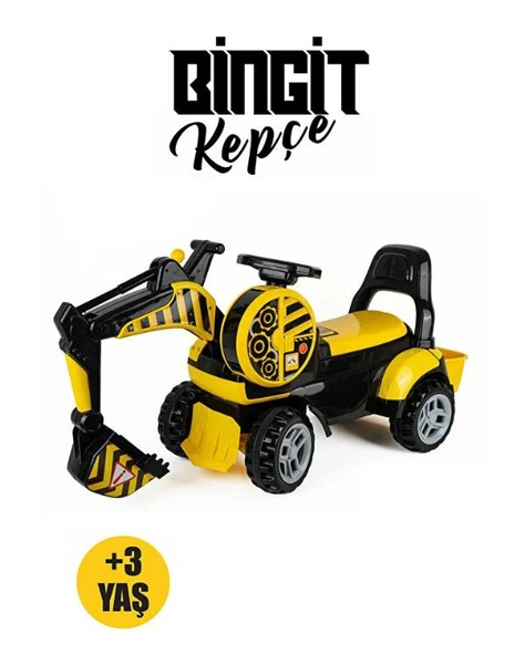 Birlik Oyuncak İnşaat Aracı Bin Git Kepçe - Resim 2