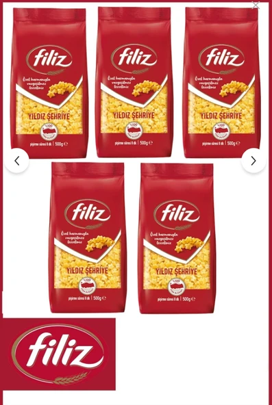 FİLİZ Yıldız Şehriye  Özel Harman 500 Gr 5 Adet ürün görseli 1