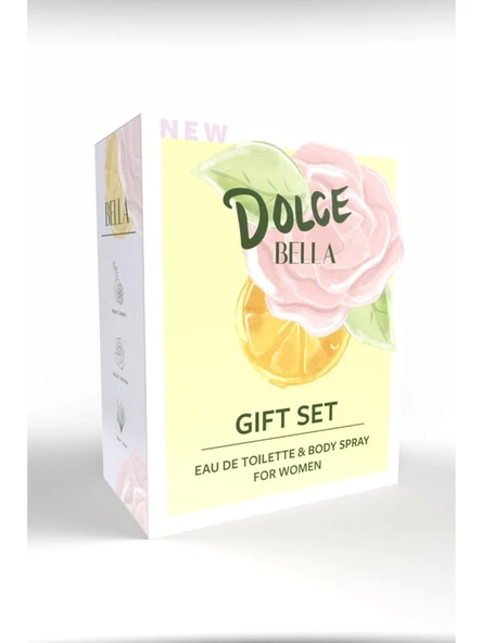 Dolce Bella Kadın Parfüm Seti 100 ml EDT +Deo Kofre ürün görseli 1