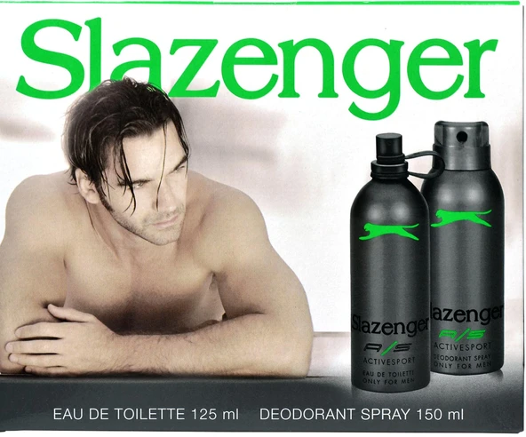 Slazenger Active Sport Yeşil Erkek Parfüm EDT 125 ML + Sprey Deodorant 150 ML ürün görseli 1