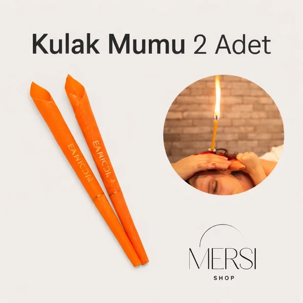2’li Kulak Temizleme Mumu Doğal Kulak Bakım Seti ürün görseli 1
