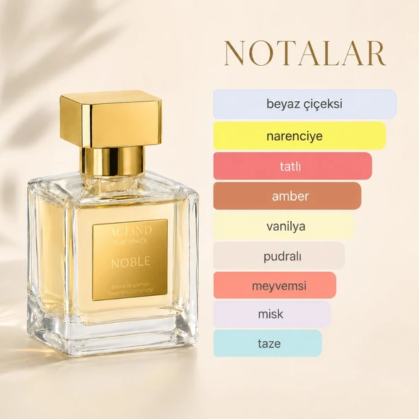 ACLIND THE SPACE NOBLE Kadın Parfüm 55 ML - Resim 2