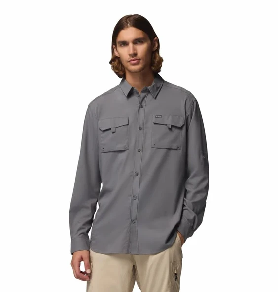 Columbia Men's Silver Ridge Utility II Long Sleeve Shirt Erkek Uzun Kollu Gömlek AM3495 ürün görseli 1