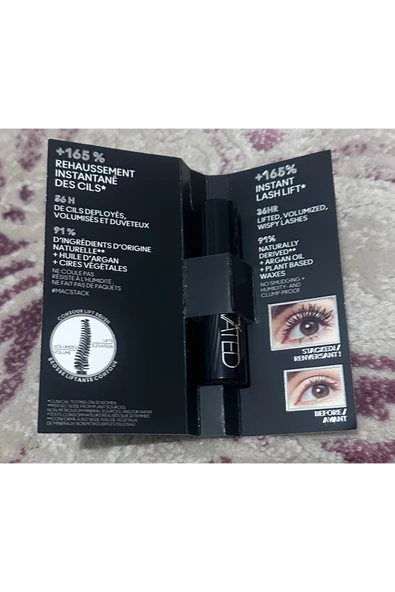 Mac MACSTACK ELEVATED MASKARA - Mini Deneme Boy - 3 ML - Resim 4