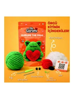 The Gurumi Kurbağa Örgü Öğrenme Seti ürün görseli 1