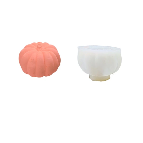 Silikon 3D Kalıp Bal Kabağı Kalıbı Mum Sabun ve Taş Tozu Kalıbı 6.5 X 9.4 CM ürün görseli 1