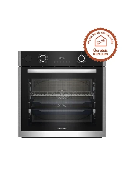 Grundig GEBD 12302 B Buhar Destekli Fırın Siyah ürün görseli 1