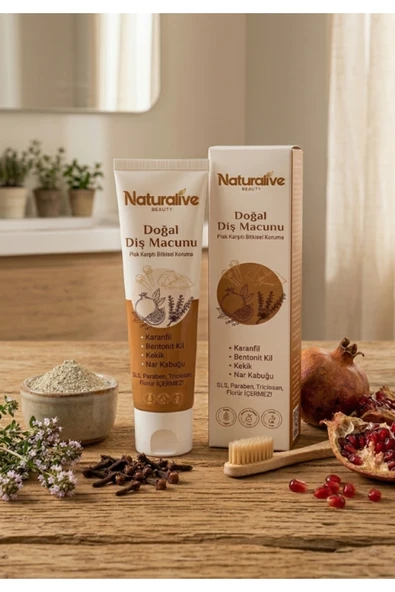 naturalive beauty Naturalive Karanfilli Doğal Diş Macunu 100 ml ürün görseli 1