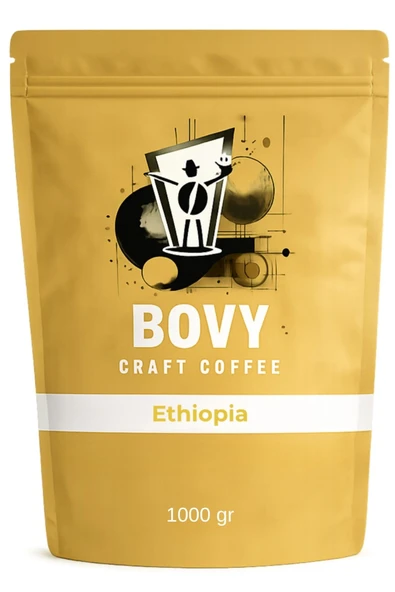 Etiyopya Espresso Çekirdek Kahve 1 Kg- Otantik Lezzet Taze Kavrum ürün görseli 1