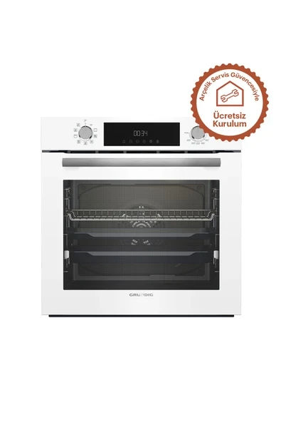 Grundig GEBM 12302 W 72l Ankastre Fırın Beyaz ürün görseli 1