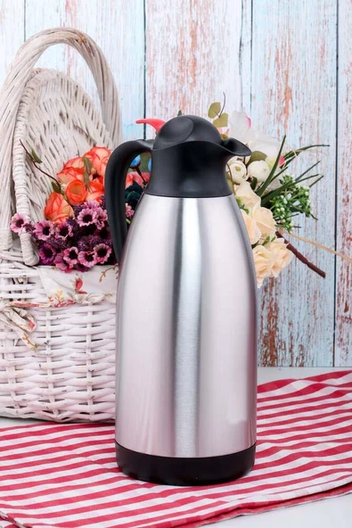 Çelik Termos 2.5 Litre 12 Saat Sıcak - 24 Saat Soğuk ürün görseli 1
