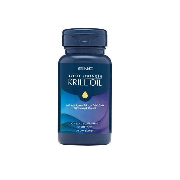 GNC Triple Strenght Krill Oil 30 Kapsül ürün görseli 1
