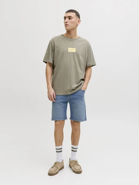 JACK JONES Rick Model Erkek Kot Şort 12302431 - Resim 4