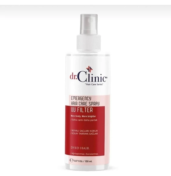 DR.CLİNİC 150 ML FÖN SUYU BOYALI SAÇLAR İÇİN KOLAY TARAMA SAĞLAYAN ÖZEL FORMÜL ürün görseli 1