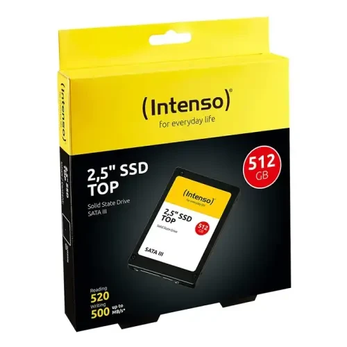 Intenso Top 3812450 SATA 3.0 2.5" 512 GB SSD ürün görseli 1