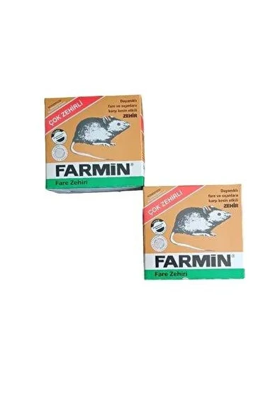FARMİN FARE ZEHİRİ 250 GR 2 ADET ürün görseli 1