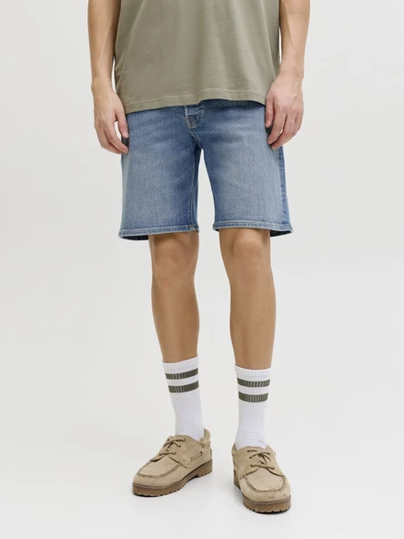 JACK JONES Rick Model Erkek Kot Şort 12302431 - Resim 3