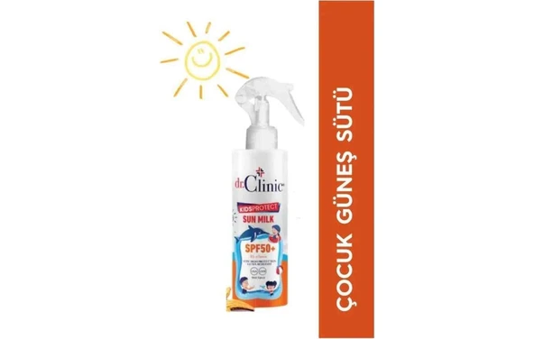 DR.CLİNİC ÇOCUK GÜNEŞ SÜTÜ SPF 50+ FAKTÖRLÜ 150 ML ürün görseli 1