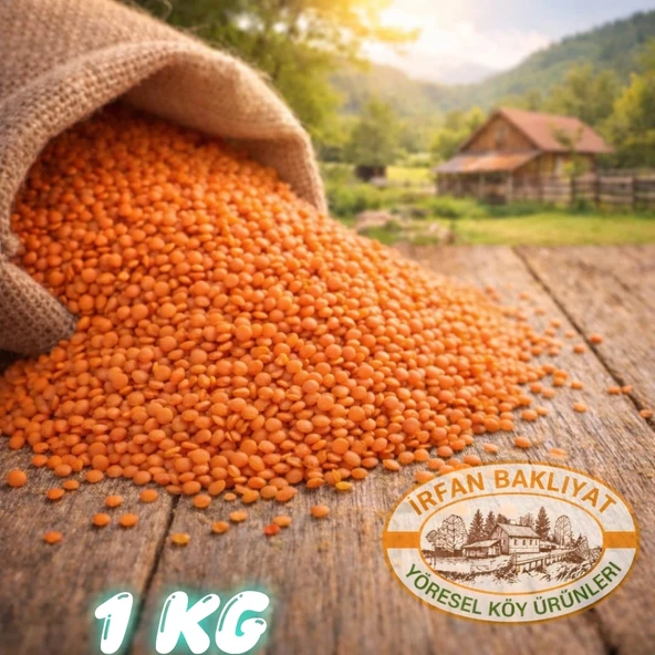 Kırmızı Mercimek 1 Kg ( Köy Mahsulu ürün görseli 1