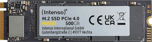 Intenso MI500 3836450 PCI-Express 4.0 500 GB M.2 SSD ürün görseli 1