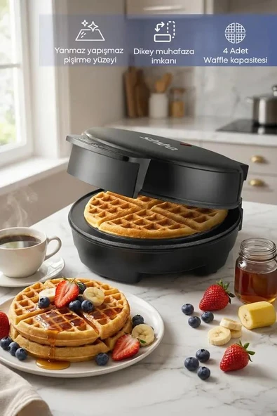 Sinbo SSM 2589 Belçika Waffle Makinesi ürün görseli 1