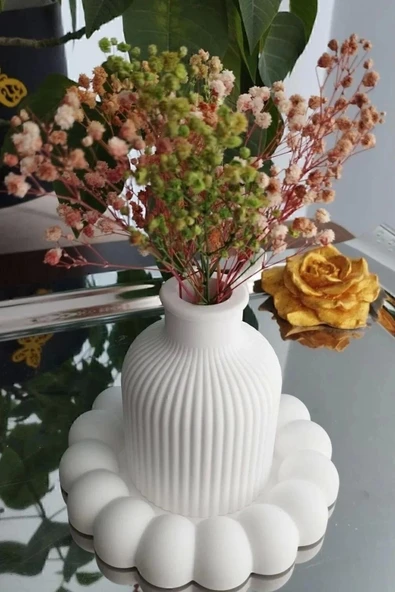 Best Bubble Tabak Pinterest Vazo Çiçek Koyulabilir Dekoratif Obje | Dayanıklı-sağlam Yapılı Kara Home ürün görseli 1