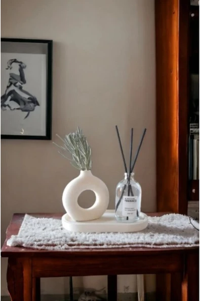 aymumi home Dekoratif Halka Minyatür Vazo 100 ML Fresh Soft Oda Kokusu Set ürün görseli 1