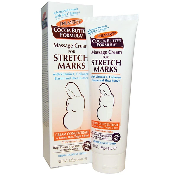 Palmer's Massage Cream For Strech Marks Gerginligi Önleyen Çatlaklara Karşı Masaj Kremi 125 gr ürün görseli 1