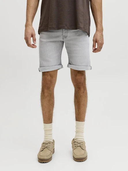 JACK JONES Rick Model Erkek Kot Şort 12302431 - Resim 3