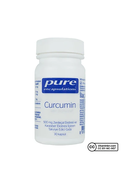 Pure Encapsulations Curcumin 500 Mg 30 Kapsül - Resim 2