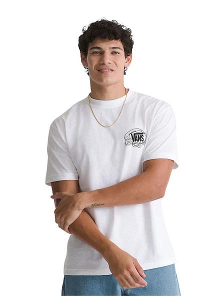 Vans   Hot Lines SS Tee Erkek Beyaz T-Shirt - VN000SYB ürün görseli 1