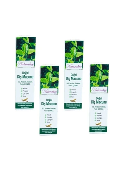 naturalive Doğal Diş Macunu (4 Adet) ürün görseli 1
