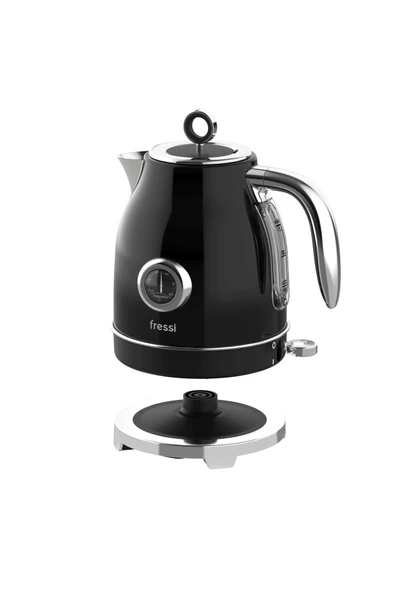Fressi Isı Göstergeli Retro Kettle Su Isıtıcısı 1,7 Litre Fr-kt05 Vintheat ürün görseli 1