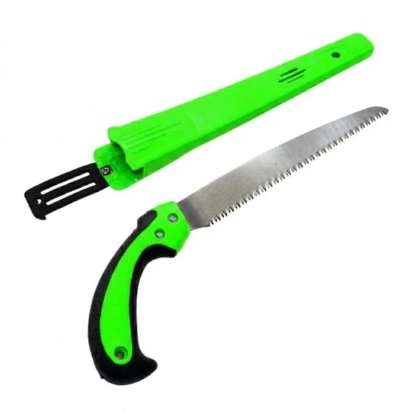 Hand Sfd Kılıflı Bağ Budama Testeresi İnce Diş Yeşil 270mm ürün görseli 1