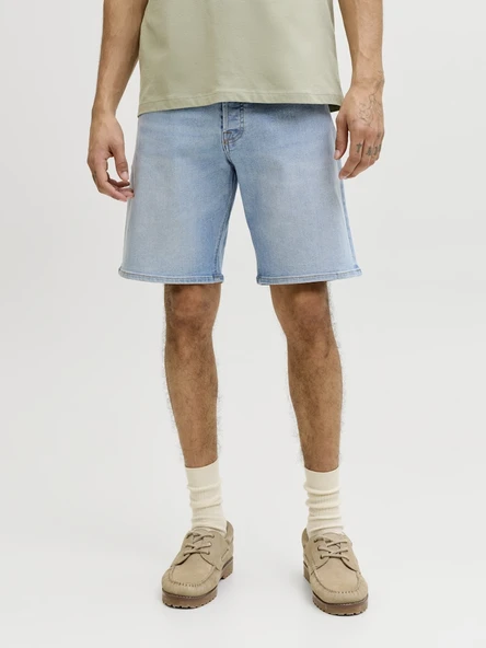 JACK JONES Rick Model Erkek Kot Şort 12302431 - Resim 3