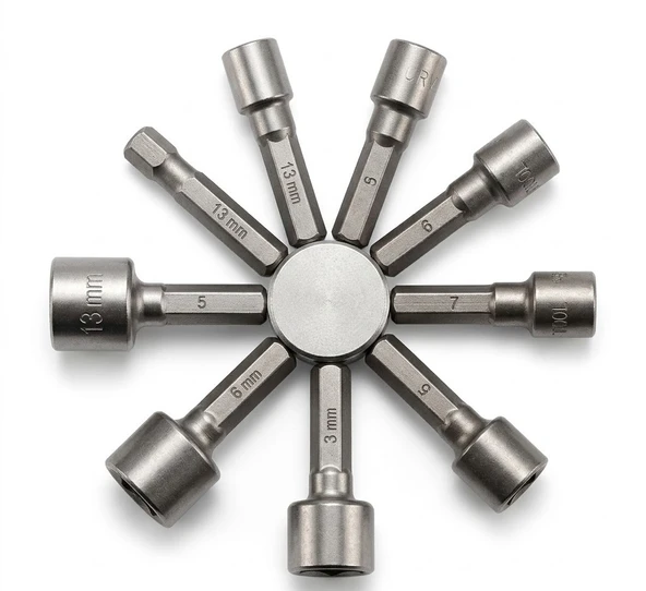 ŞAHİN TOOLS ŞHT-299 ( 9 PARÇA MANYETİK SOMUN ADAPTÖRÜ) ürün görseli 1