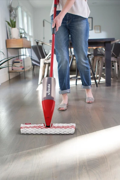 Vileda Sprey Max Çift Taraflı Sprey Mop + Yedek Mop - Resim 5