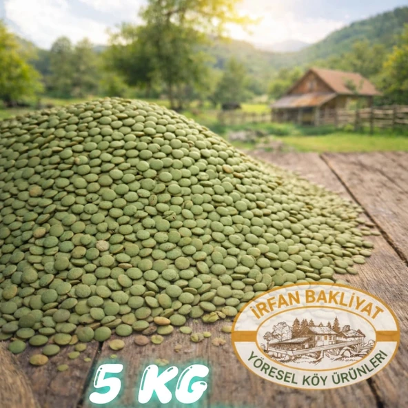 Yeşil Mercimek 5 Kg ( Köy Mahsulu ) ürün görseli 1