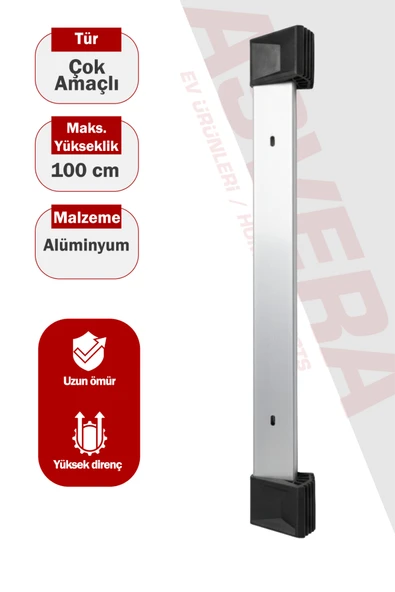 Asvera Merdiven Denge Ayağı - Teleskopik ve Akrobat Merdiven Yedek Parçası - Alüminyum Bar ürün görseli 1