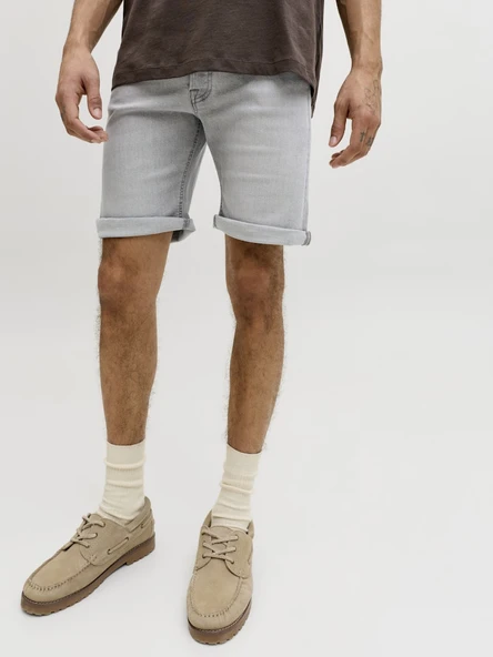 JACK JONES Rick Model Erkek Kot Şort 12302431 - Resim 6