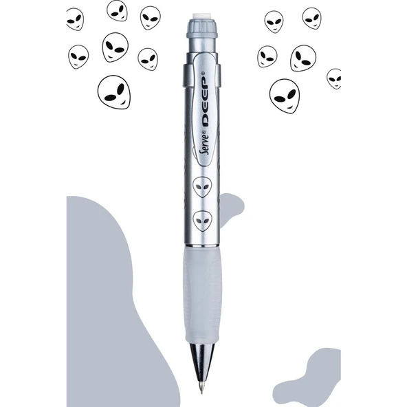 Serve Versatil Kalem Deep 0.7 MM Metalik Gri Uzaylı ürün görseli 1