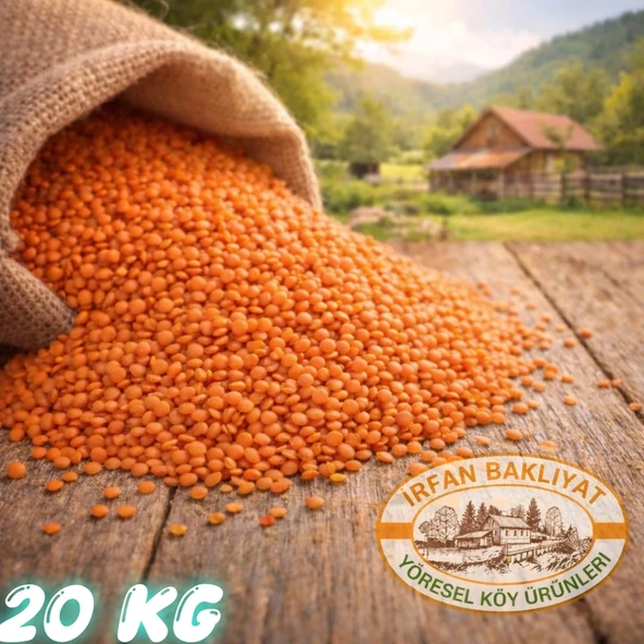 Kırmızı Mercimek 20 Kg (köy Malsulü ürün görseli 1